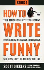 How to Write Funny Book Cover - Best Comedy Writers Books