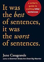 It Was the Best of Sentences, It Was the Worst of Sentences Book Cover - Best Reference Books for Writers